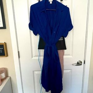 Ava and viv blue wrap dress